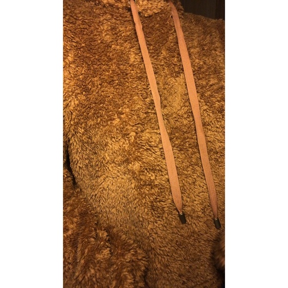 Z Supply Caramel Sherpa Pullover Hoodie - Picture 3 of 3